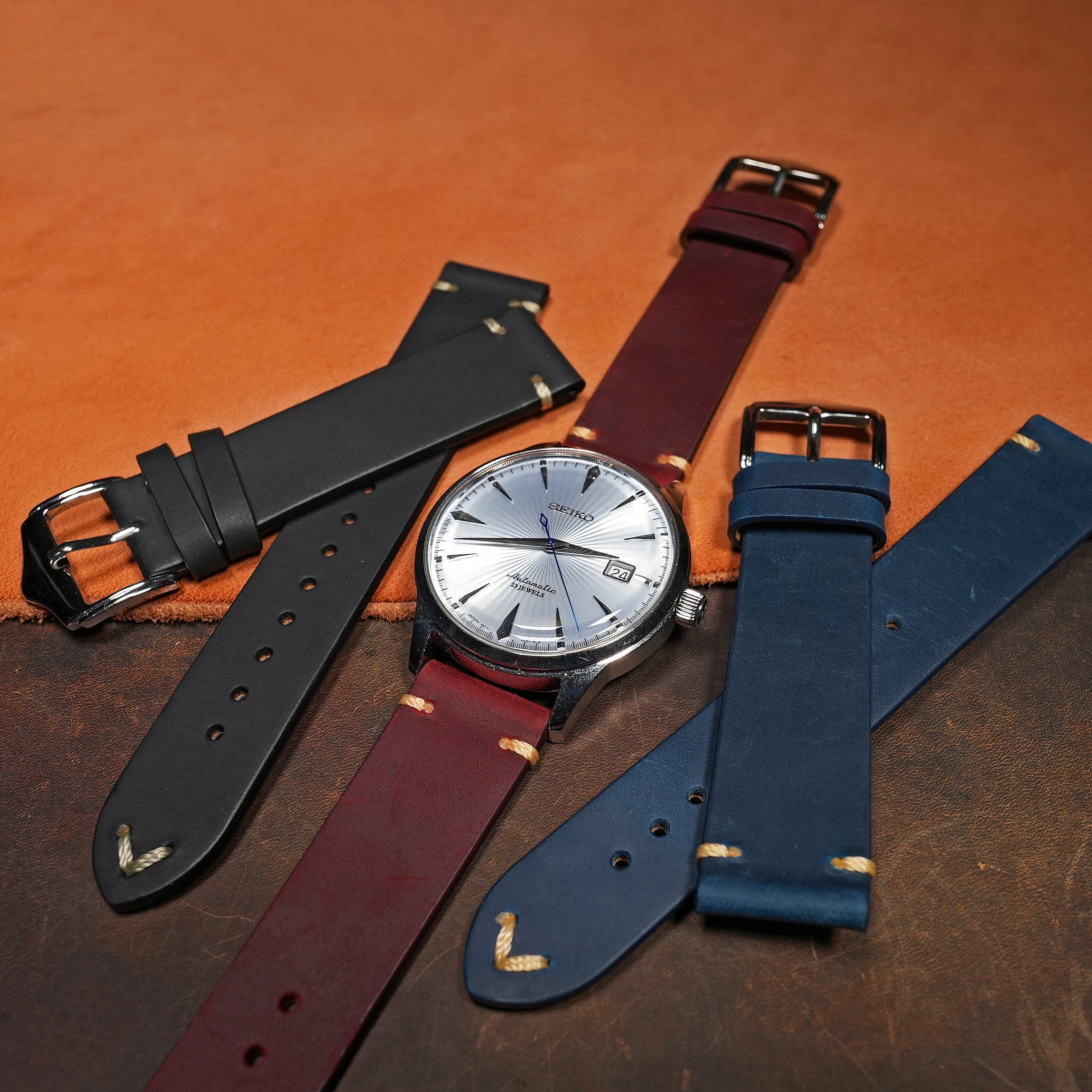 Sarb033 leather outlet band