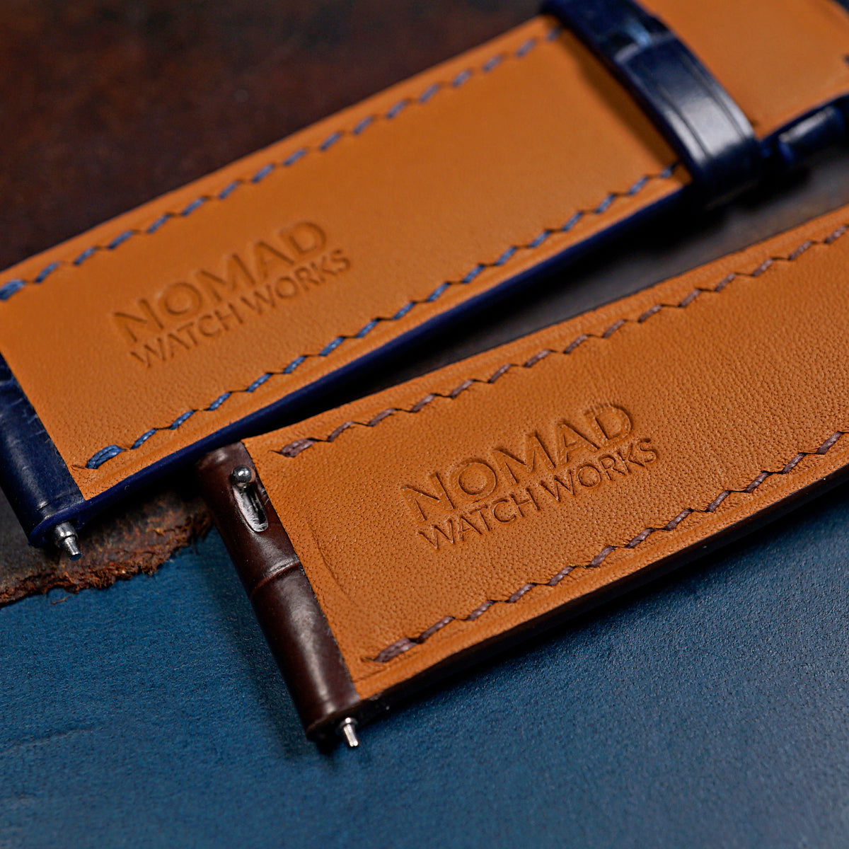 Custom 28mm Handmade Premium Calf Leather Watch Band India