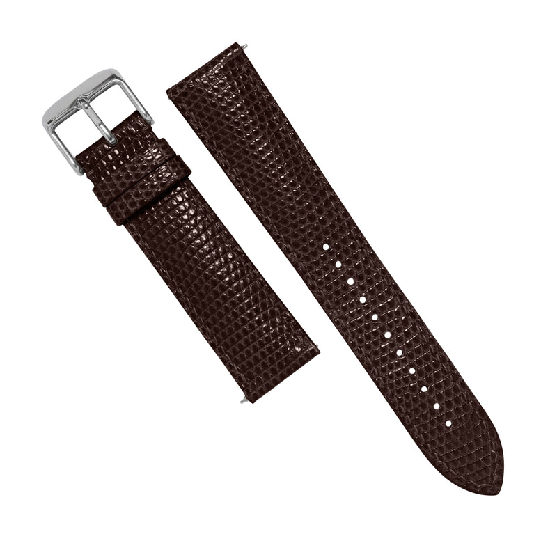 MTO Lizard Skin Strap in Brown