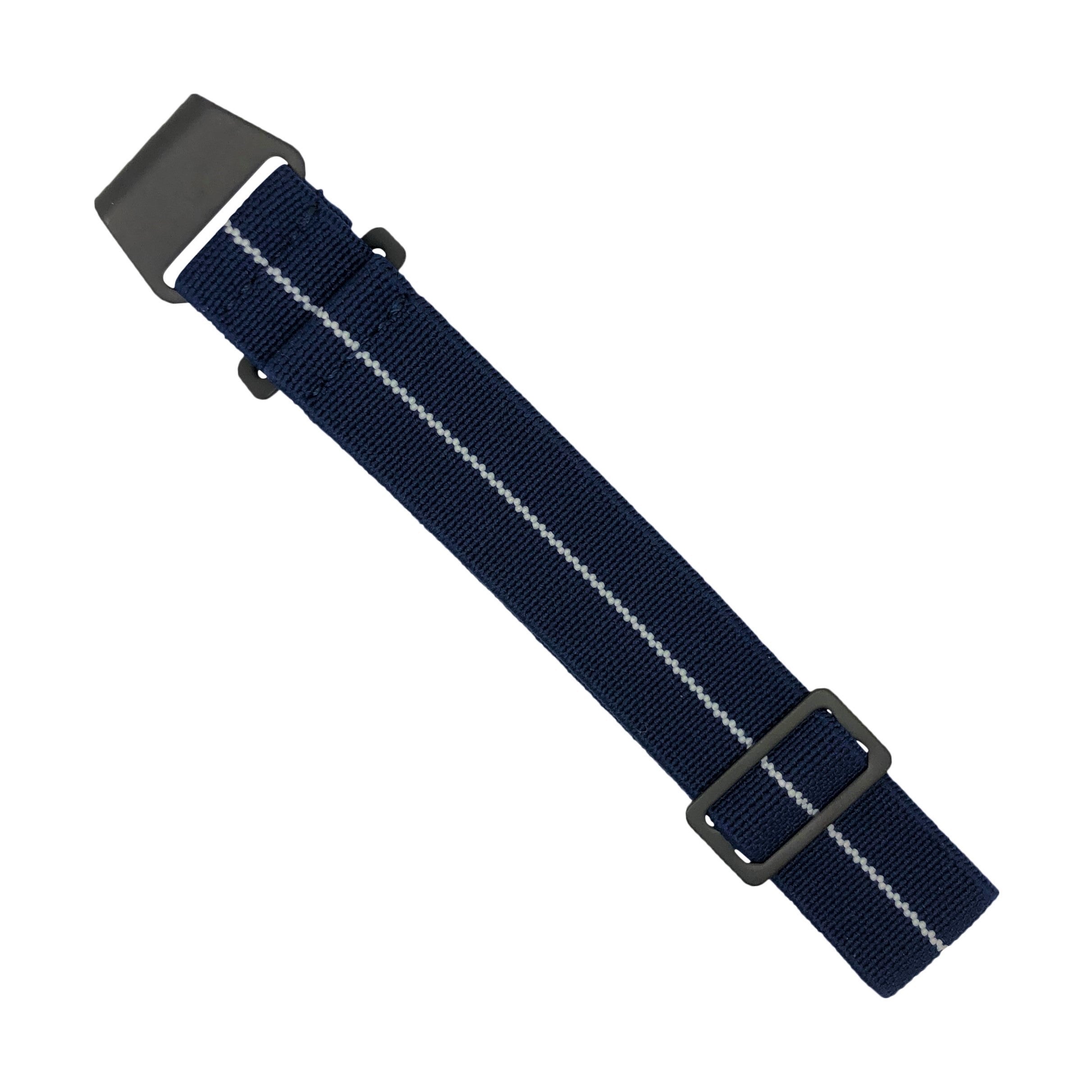 Marine Nationale Strap in Navy White – Nomad Watch Works Intl