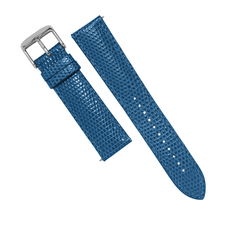 MTO Lizard Skin Strap in Sky Blue