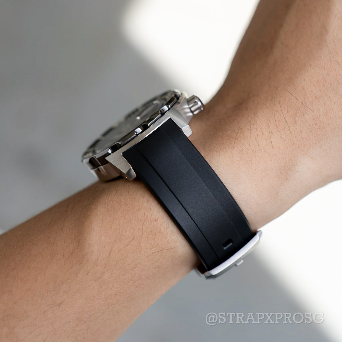 StrapXPro Rubber Watch Strap for New Seiko Monster 4th Gen